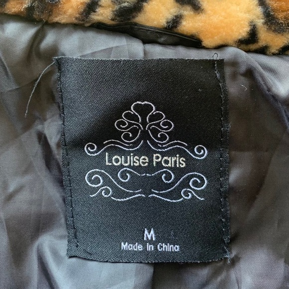 Leopard Print Fuzzy Jacket - Picture 4 of 4